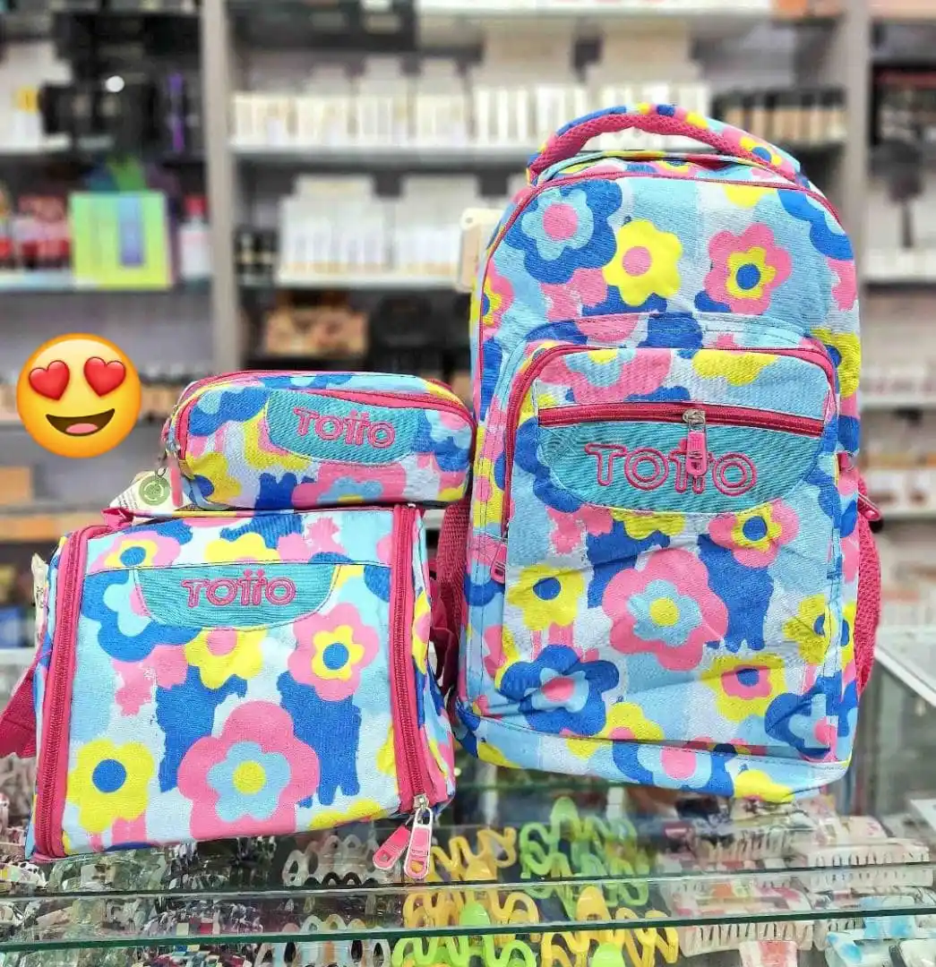 Image from JDCSHOPPING💞🛍️: ▪️Morral 3 en 1 Totto ▪️Bolso, cartuchera,lonchera   ▪️$70  💞🛍️...