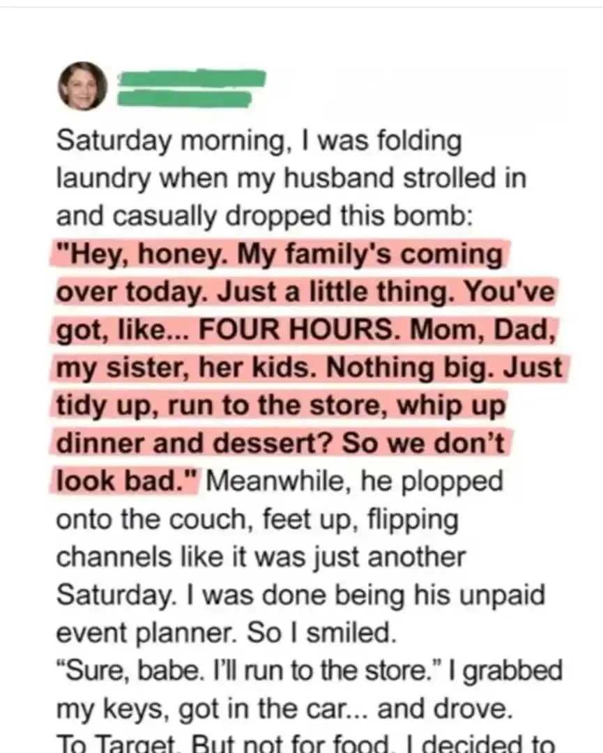 Image from Kennie_printz | Whatsapp Channel: My Husband Dumped Hosting Duties on Me — So I Taught Him a Lesson He W...