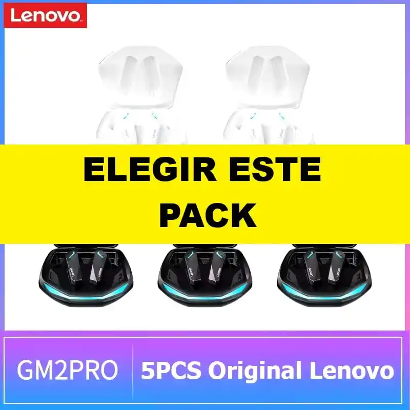 Image from China Ofertas y Cupones - Perú: 📦PACK 5 UNID‼️ ‼️ ENVIO GRATIS ‼️ LENOVO GM2 Pro | BT 5.3 - Modo Gam...