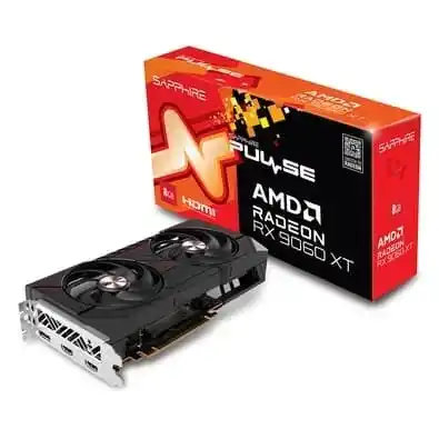 Image from GPCR Promo - Hardware e Tecnologia: 🔥Placa de Vídeo SAPPHIRE RX 9060 XT PULSE AMD Radeon, 8GB, GDDR6, 20 ...