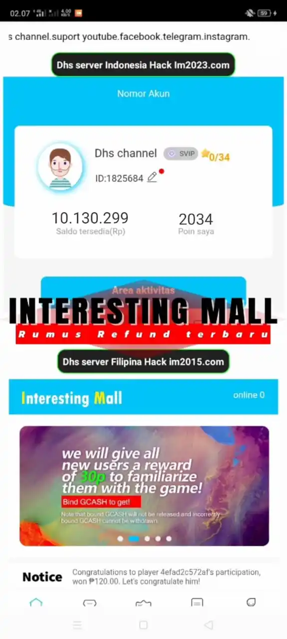 Image from 🕵️ MASTER HACK GAMERS 🕵️: 🎉 SELAMAT MALAM PROMO EXCLUSIVE 🎉 DIMALAM INI ADA DISCOUNT UNTUK IN...