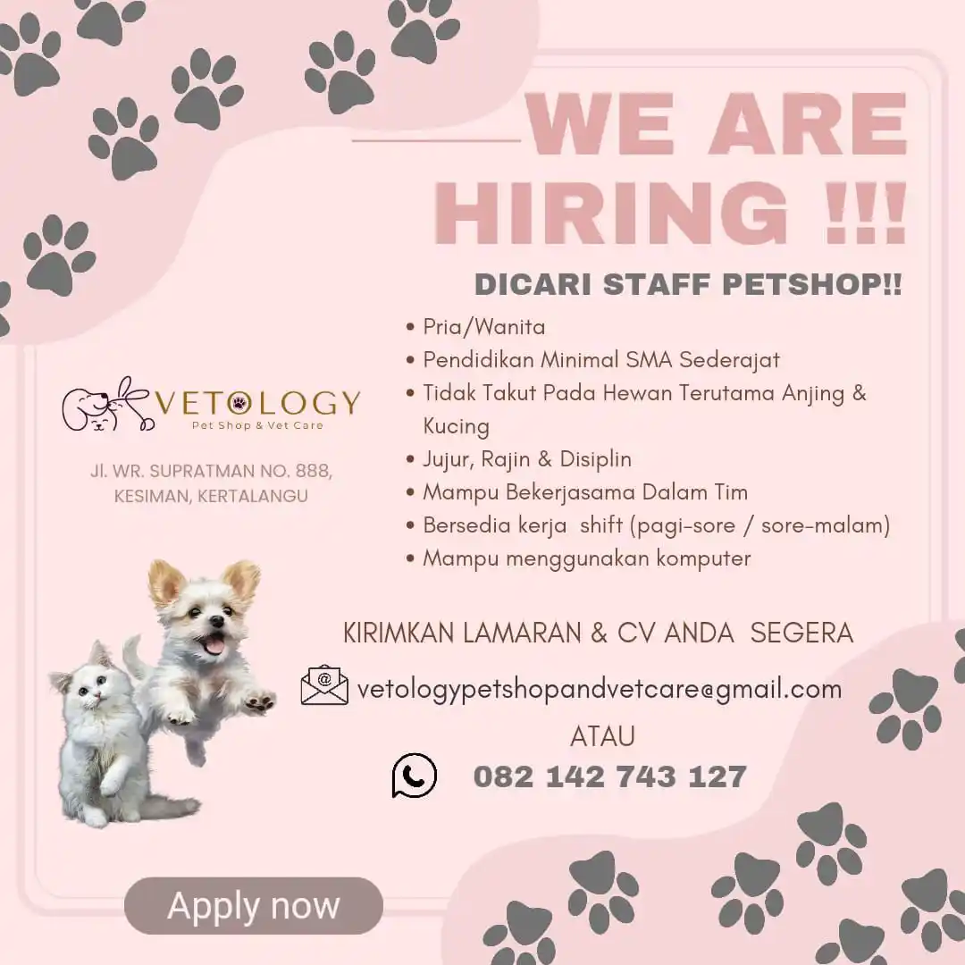 Image from Lokerbali - Lowongan Kerja Bali: Staff Petshop...