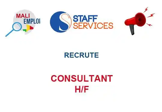 Image from Mali Emploi🇲🇱🇲🇱: 🔥🔥🔥🔥🔥🔥🔥🔥🔥 STAFF SERVICES RECRUTE CONSULTANT H/F STAFF SERVI...