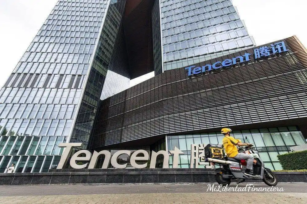 Image from Mi Libertad financiera: TENCENT RECOMPRÓ 990.000 ACCIONES POR 500,7 MILLONES DE DÓLARES DE HON...