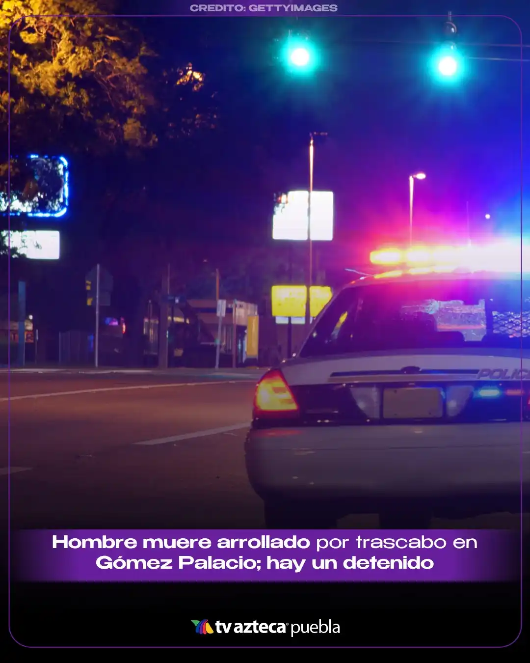 Image from Tv Azteca Laguna: 🚨 Tragedia en Gómez Palacio Un trabajador perdió la vida al ser arrol...