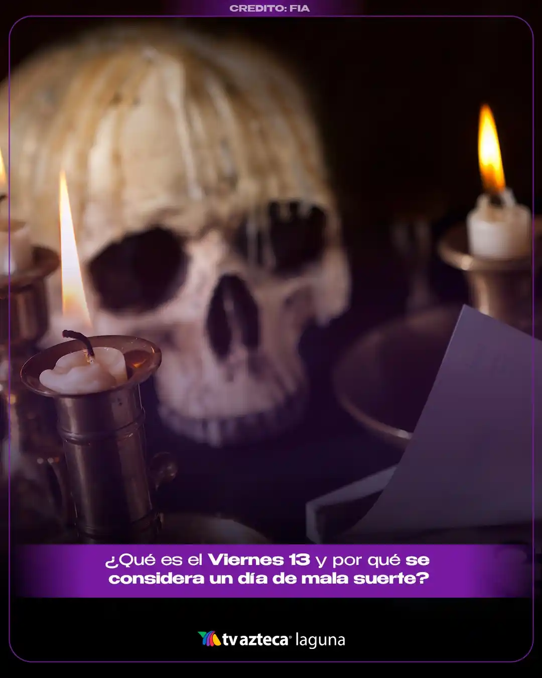 Image from Tv Azteca Laguna: 😱 ¡Viernes 13! Una fecha rodeada de supersticiones y misterios en muc...