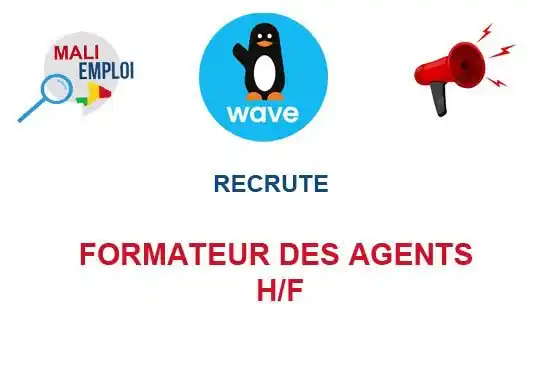 Image from Mali Emploi🇲🇱🇲🇱: 🔥🔥🔥🔥🔥🔥🔥🔥🔥  WAVE RECRUTE FORMATEUR DES AGENTS H/F  Notre missi...