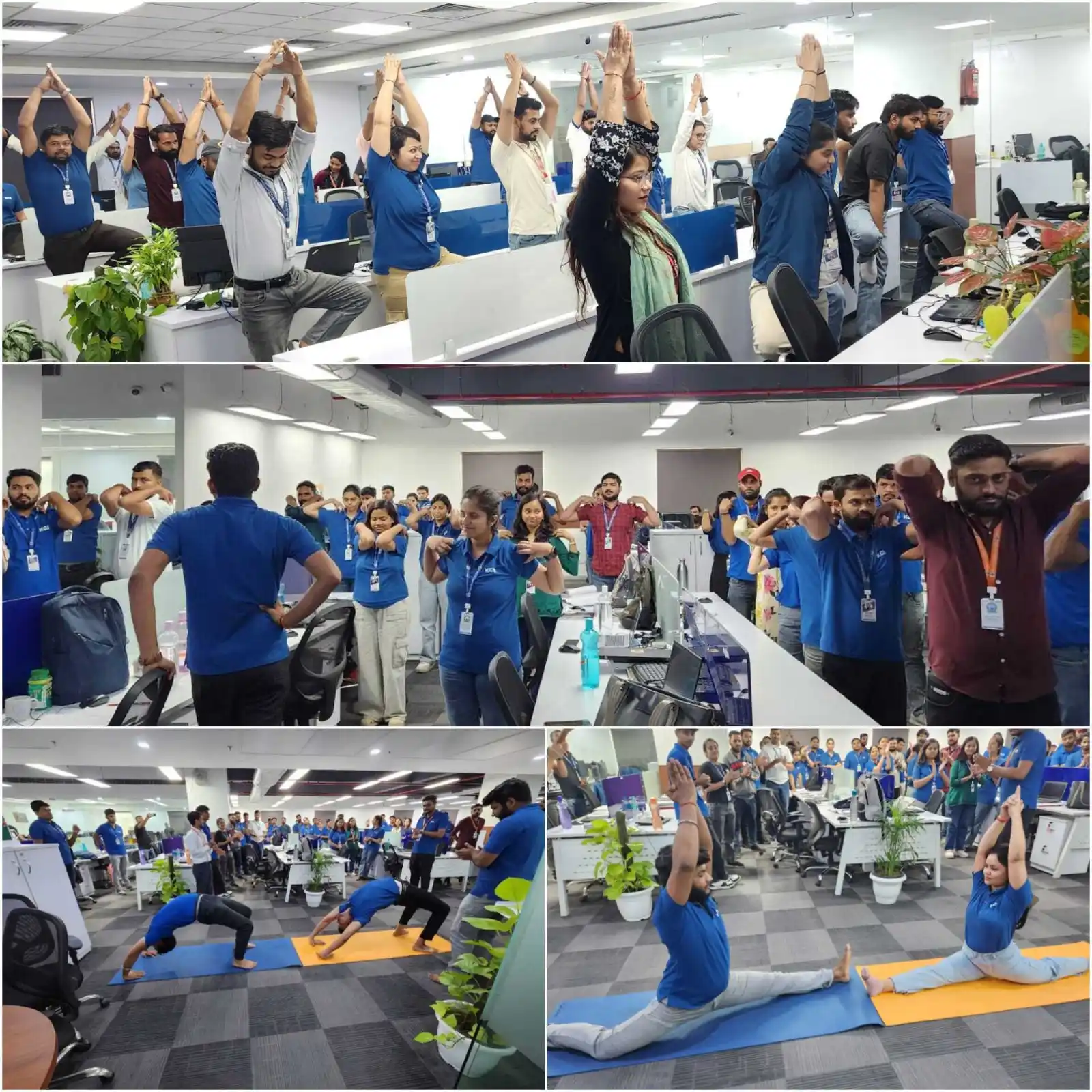 Image from Khan Global Studies: Aaj ka din tha thoda special, *YOGA* ne banaya mood sensational! 🧘♂️...
