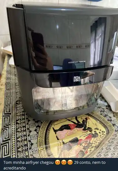 Image from Promotom: Ativem as notificações! Air fryer de 29 reais que custa mais de 700 re...