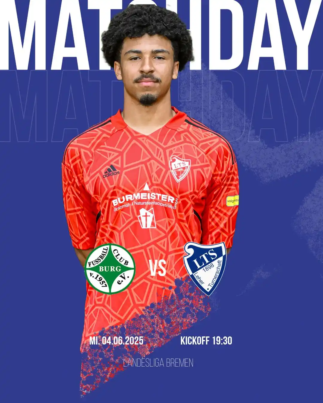 Image from LTS Bremerhaven : 🔵 *Auswärts-Kracher am Mittwoch!* Unsere Erste will beim 1. FC Burg ...