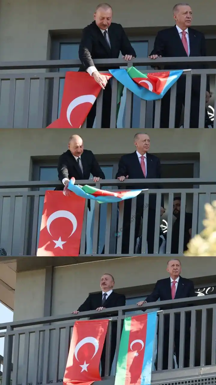 Image from BAKU TV: 🇦🇿🇹🇷 *Türkiyənin Kahramanmaraş şəhərində “Azərbaycan” məhəlləsinin...