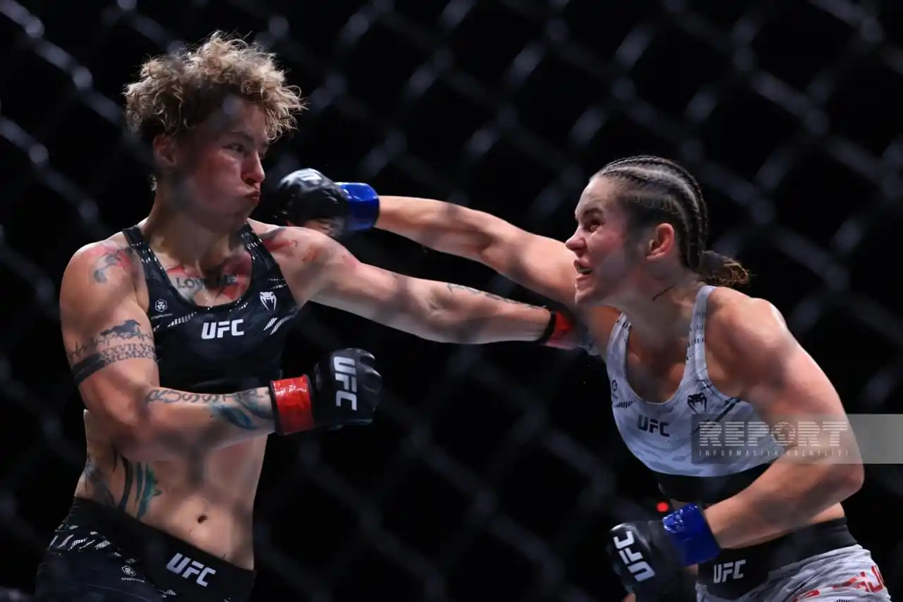 Image from BAKU TV: 🤼 *Bakıdakı UFC turnirində daha bir döyüş keçirilib*  “UFC Fight Nigh...