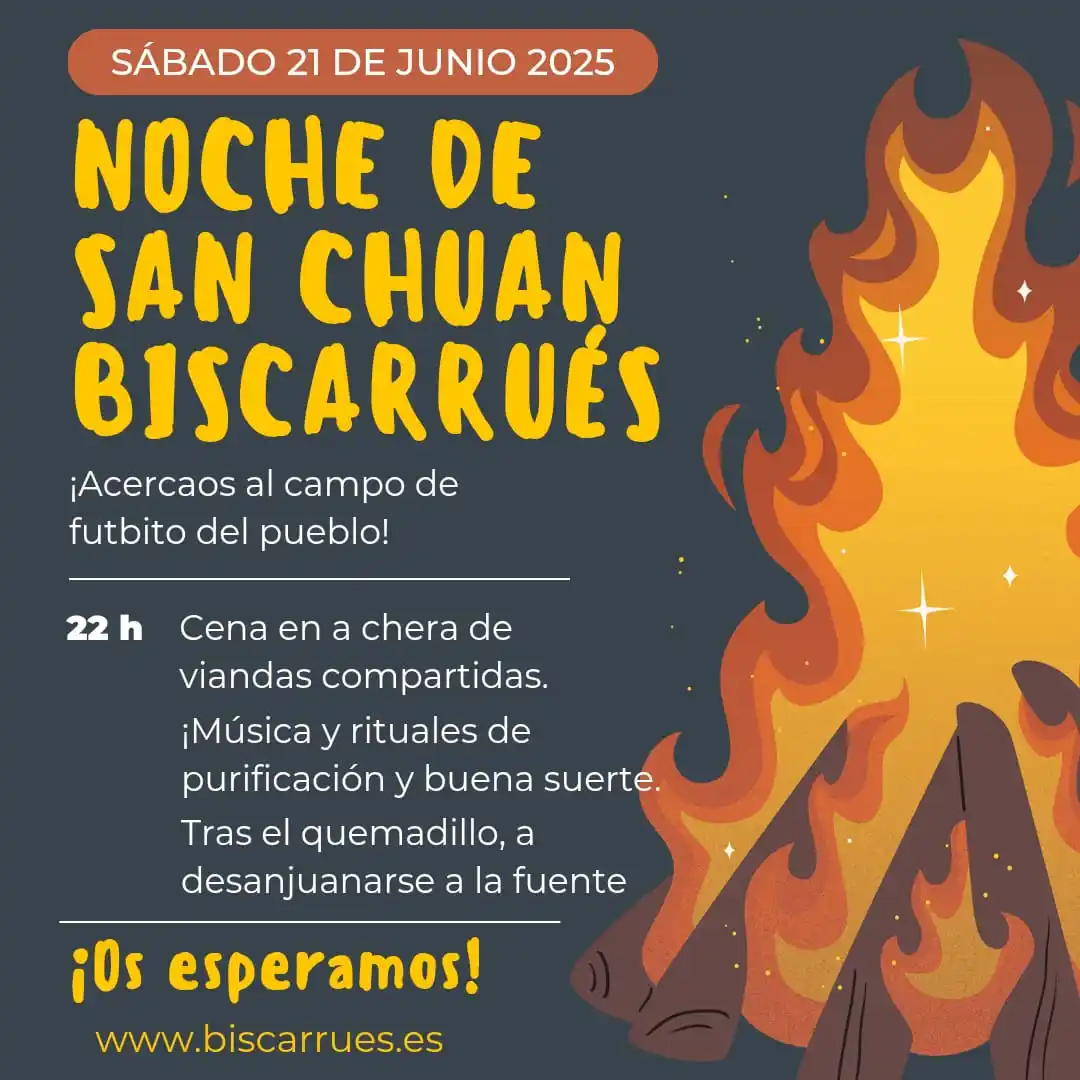 Image from Aragón ragonA: *Biscarrués:* 🕖 Día sabado 21 de chuño á ras 19 oras. 🏳️ *Invitaz...