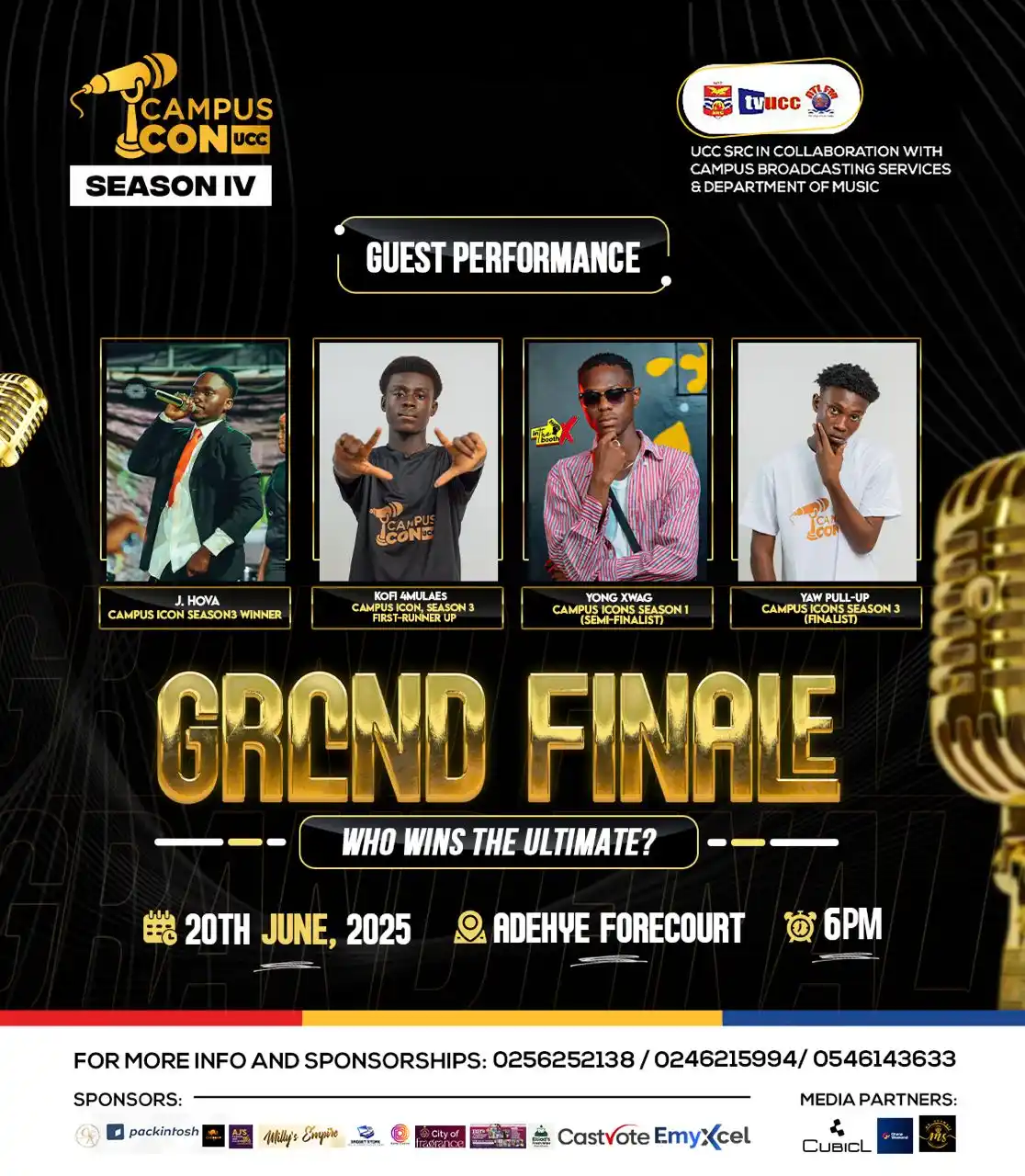 Image from UNIVERSITY OF CAPE COAST: *CAMPUS ICON GRAND FINALE*🎤🎶  We shall receive an exciting performan...