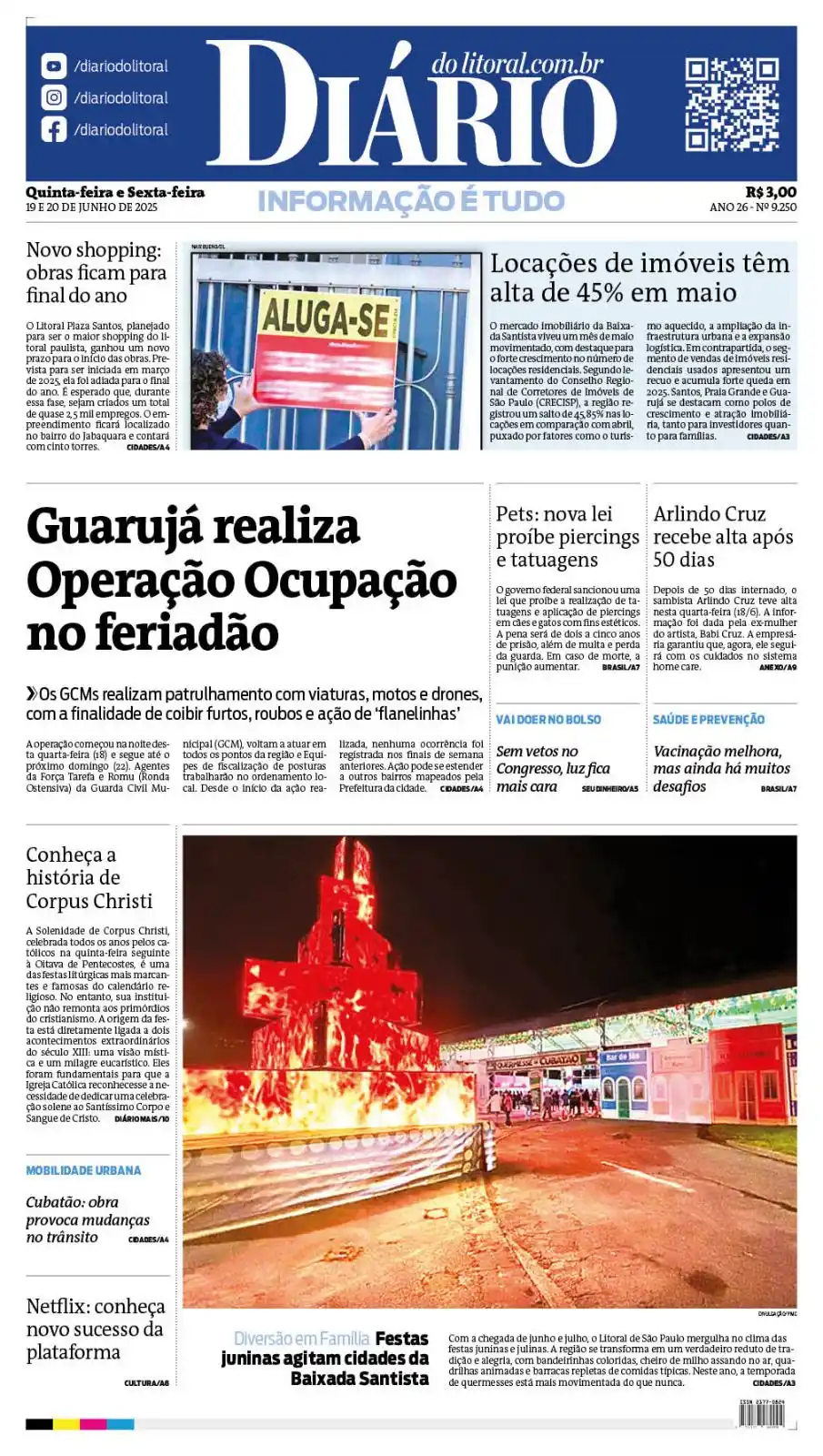 Image from Jornal Diário Do Litoral Diário do Litoral | Notícias do Litoral de SP, do Brasil e do mundo: *Confira os destaques de hoje* 🗞  Leia edição digital na integra  htt...