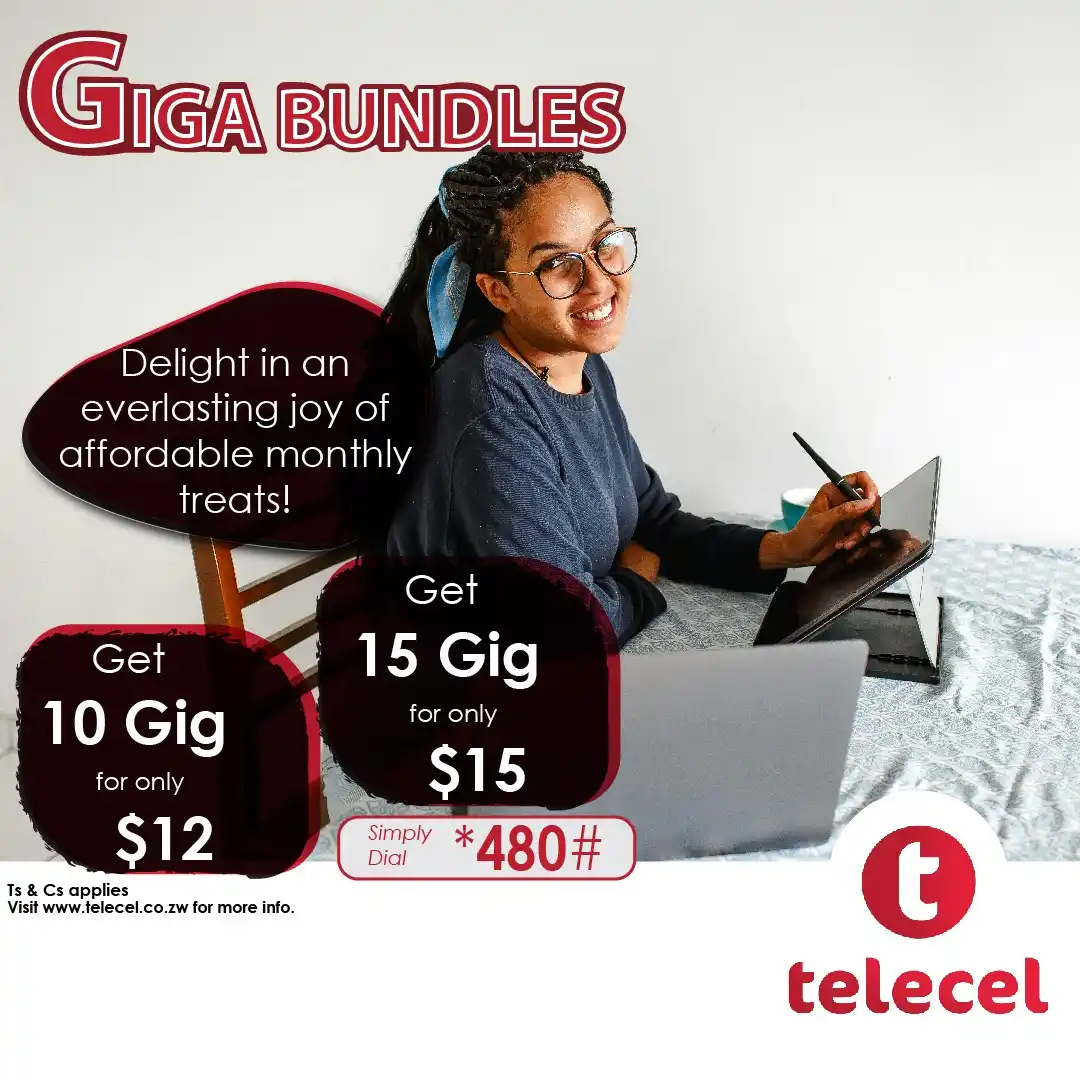 Image from Telecel Zimbabwe: Connect to the world with our affordable Giga bundles that suit all yo...