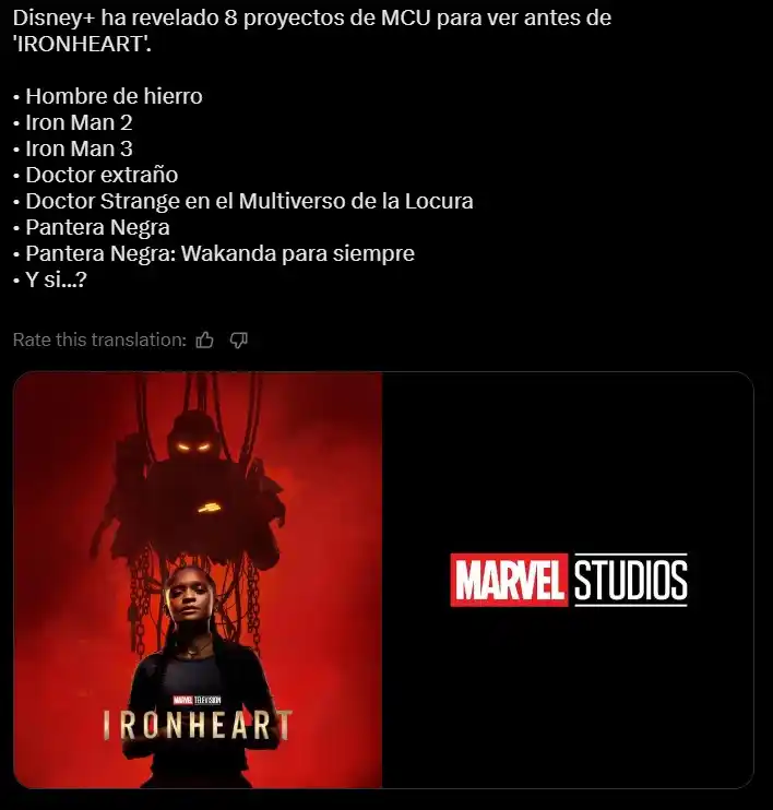 Image from Archivos DCU - Fandom World: Disney+ está recomendando a la gente que vean los 8 proyectos del MCU ...