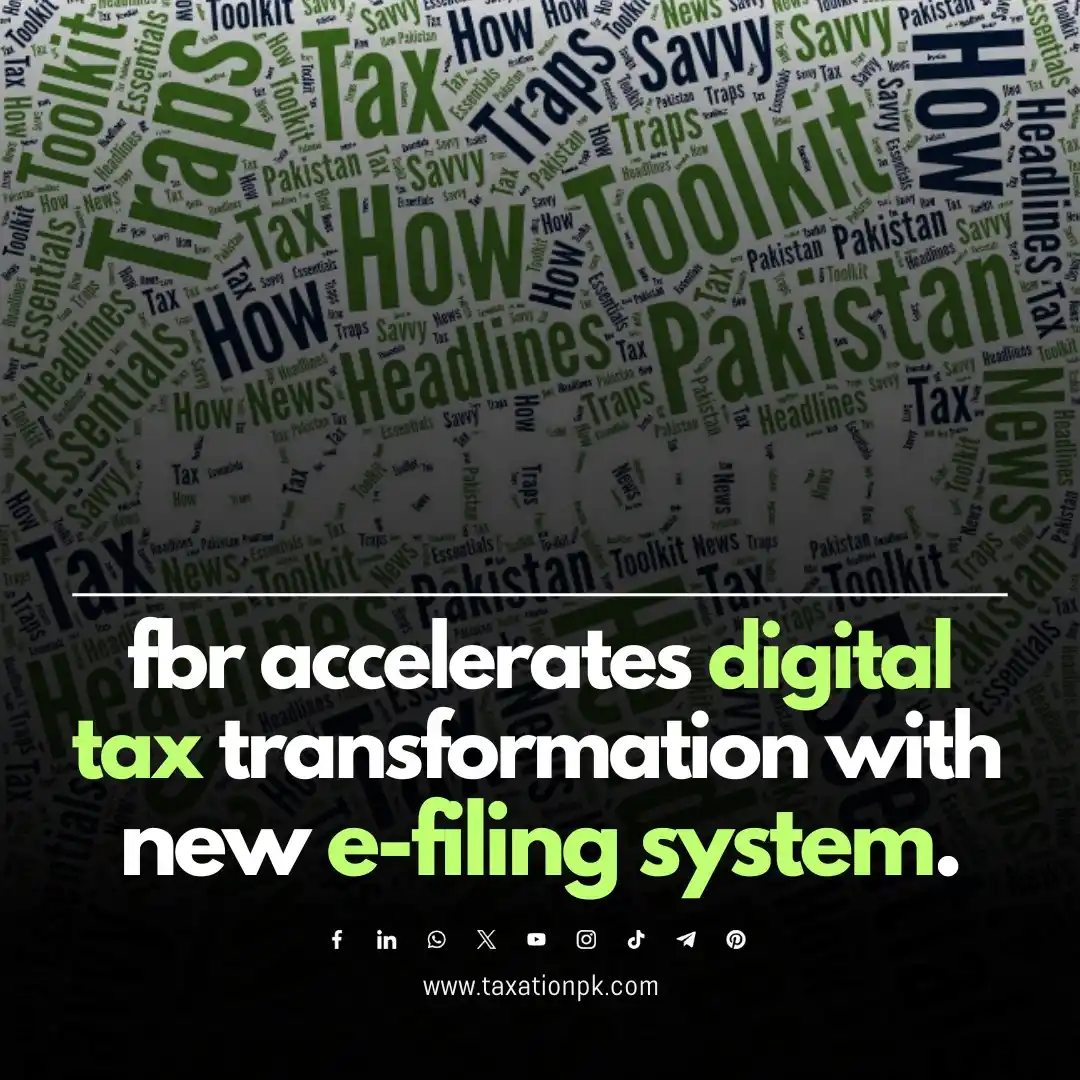 Image from TaxationPk: Do you know FBR is going fully digital for tax! 💻📈 They're using mod...