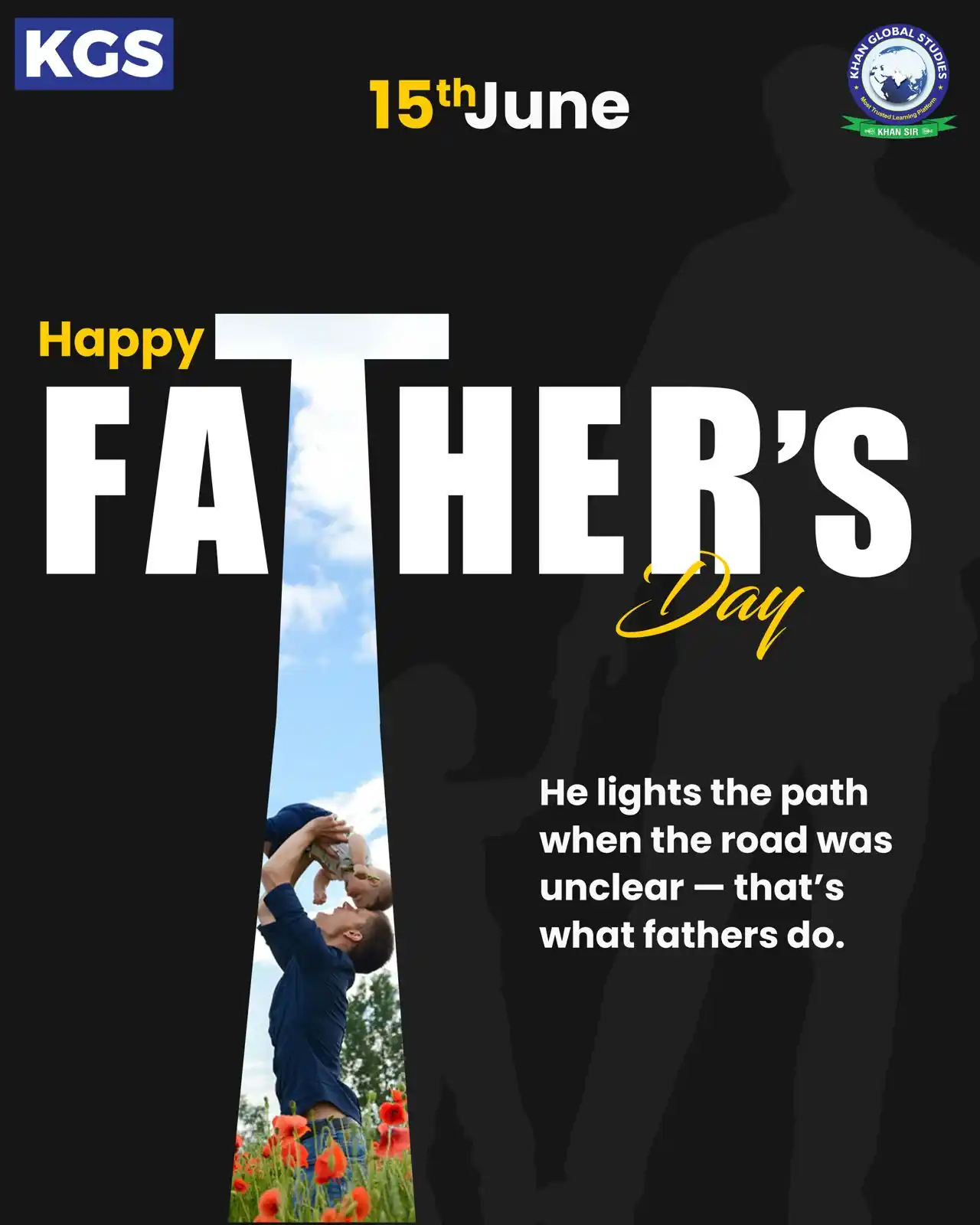 Image from Khan Global Studies: He may not wear a cape, but he gave us wings to fly. His sacrifices ar...