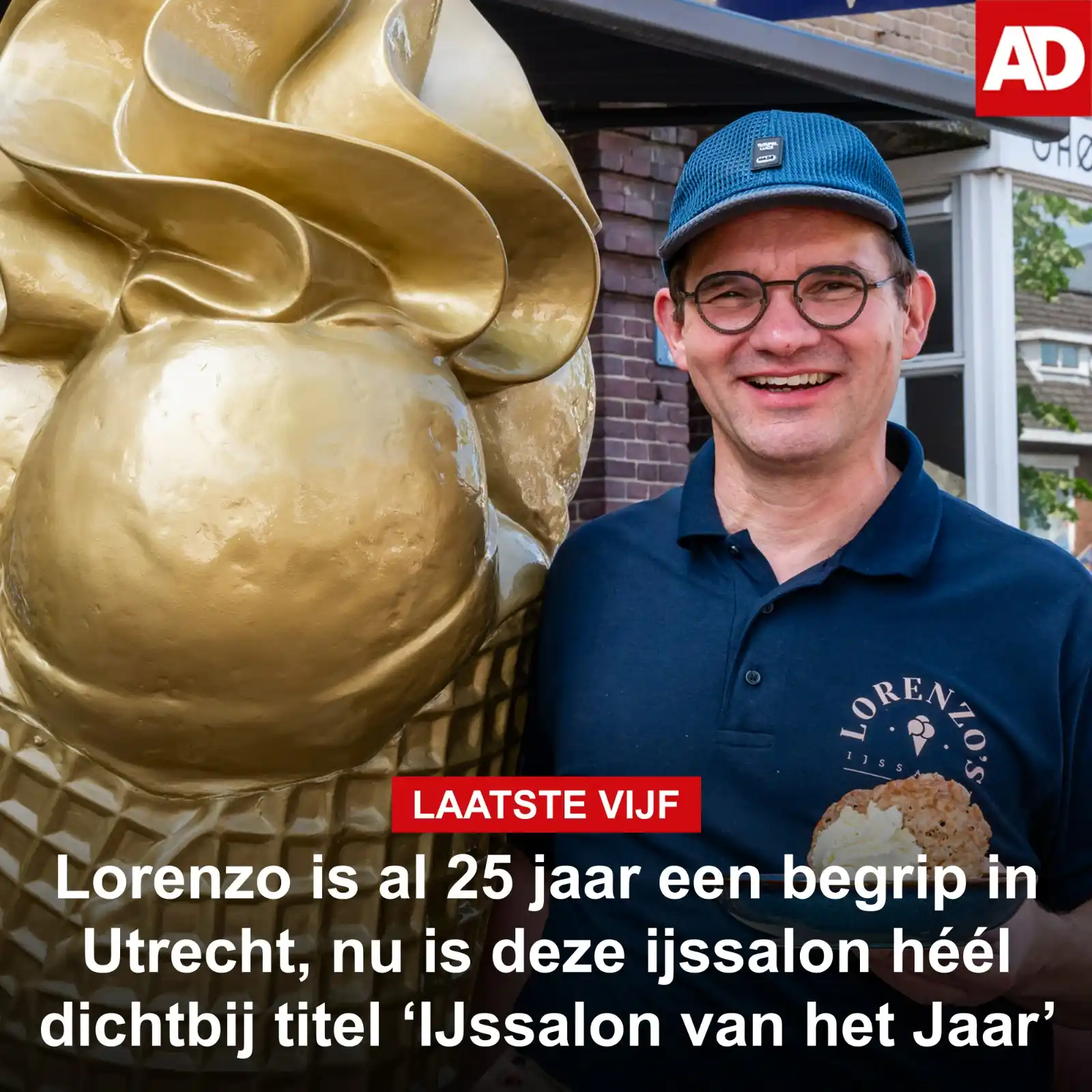 Image from AD Utrecht: Het is een spannende tijd voor *Lorènz en Monica de Groot*. Al 25 jaar...