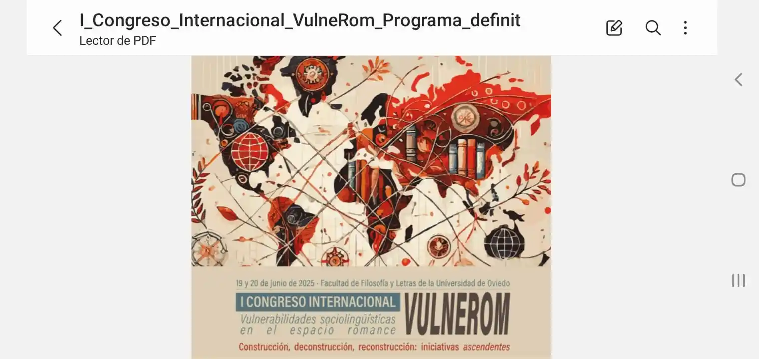 Image from Aragón ragonA: *I Congreso Internazional de Vulnerabilidaz Soziolingüisticas en o Esp...