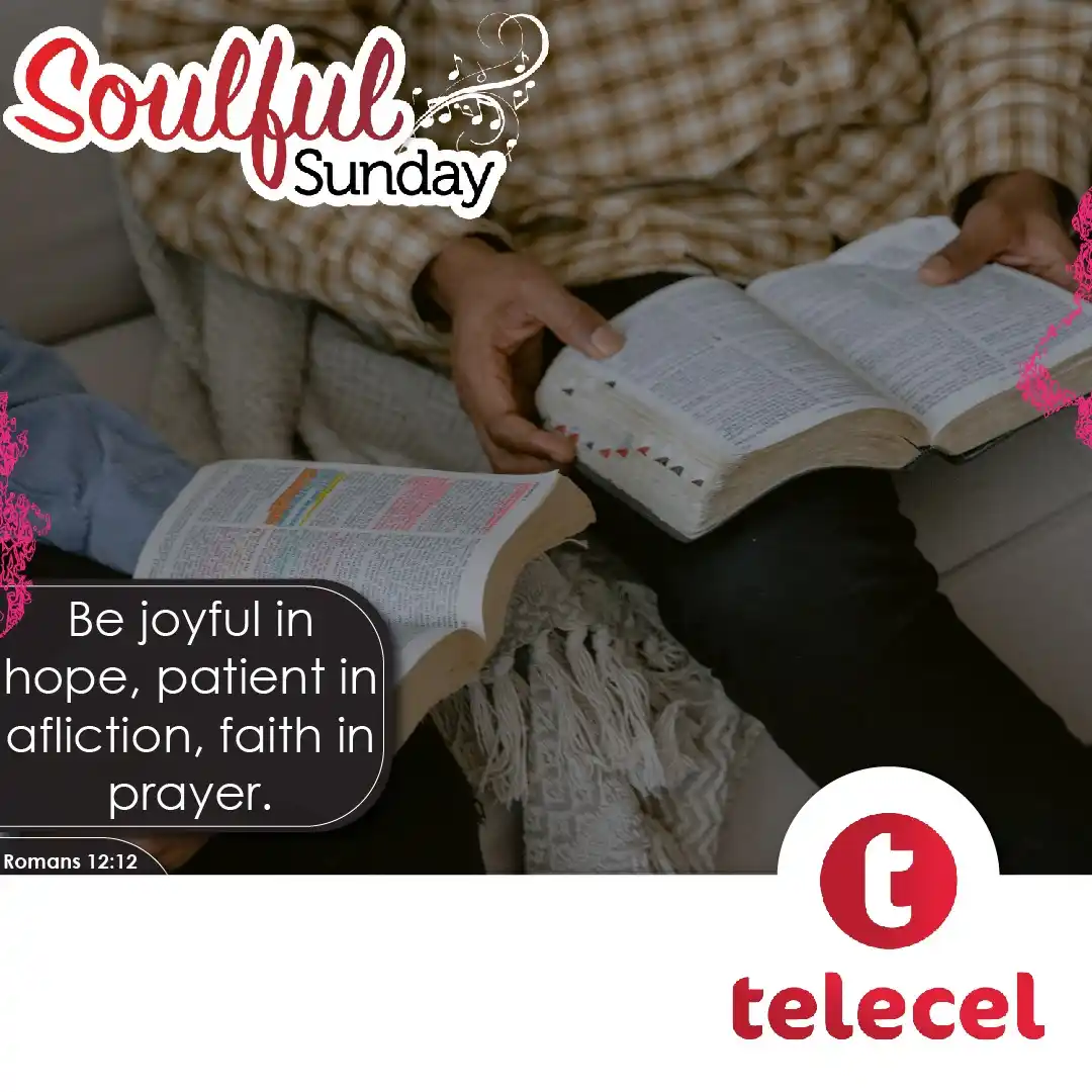 Image from Telecel Zimbabwe: It's Soulful Sunday with Telecel, keep the faith and have a blessed da...