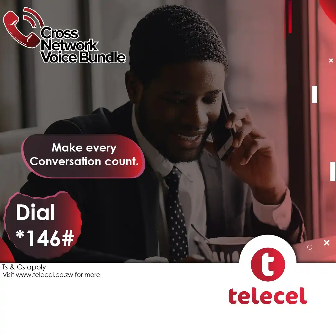 Image from Telecel Zimbabwe: Keeping you connected all the time with Telecel's Crossnet voice bundl...