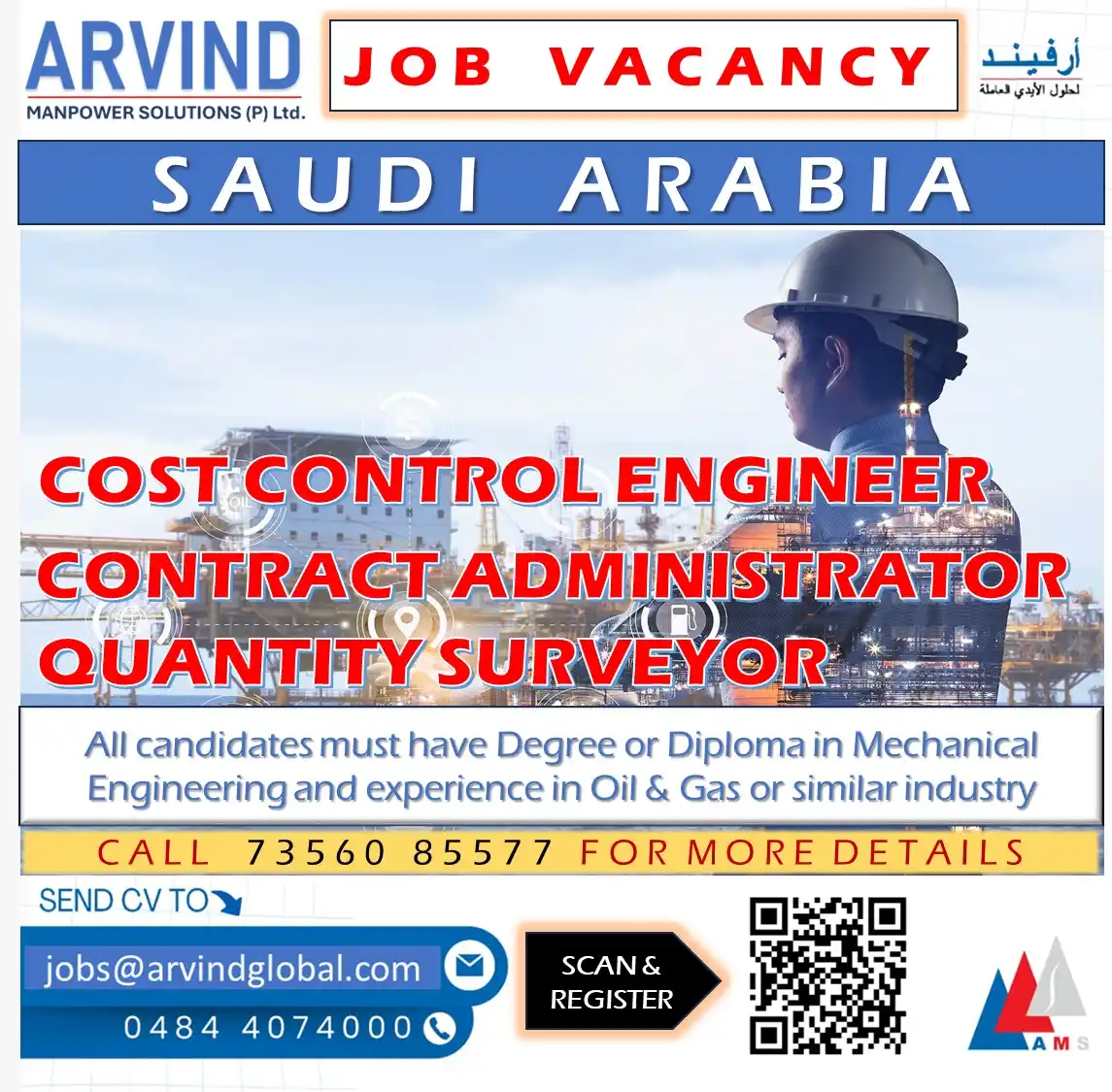 Arvind Manpower Solutions post
