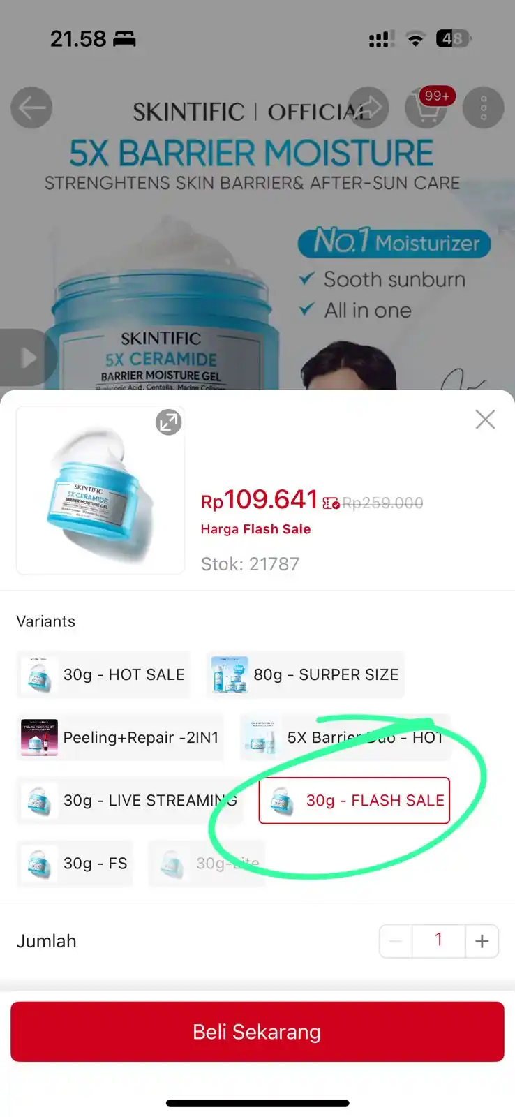 Image from PROMO SHOPEE 🛒🎀: Mayan nih skintific diskon 20rb https://s.shopee.co.id/yo0I4XLP...