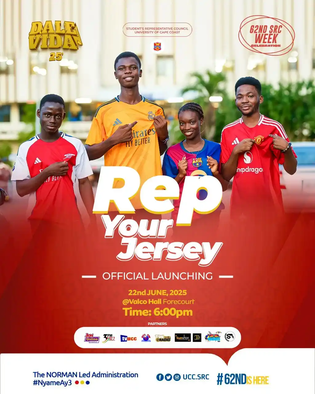 Image from UNIVERSITY OF CAPE COAST: *OFFICIAL LAUNCH: SRC WEEK*🎉❤️🫰  Tomorrow makes the beginning of gre...
