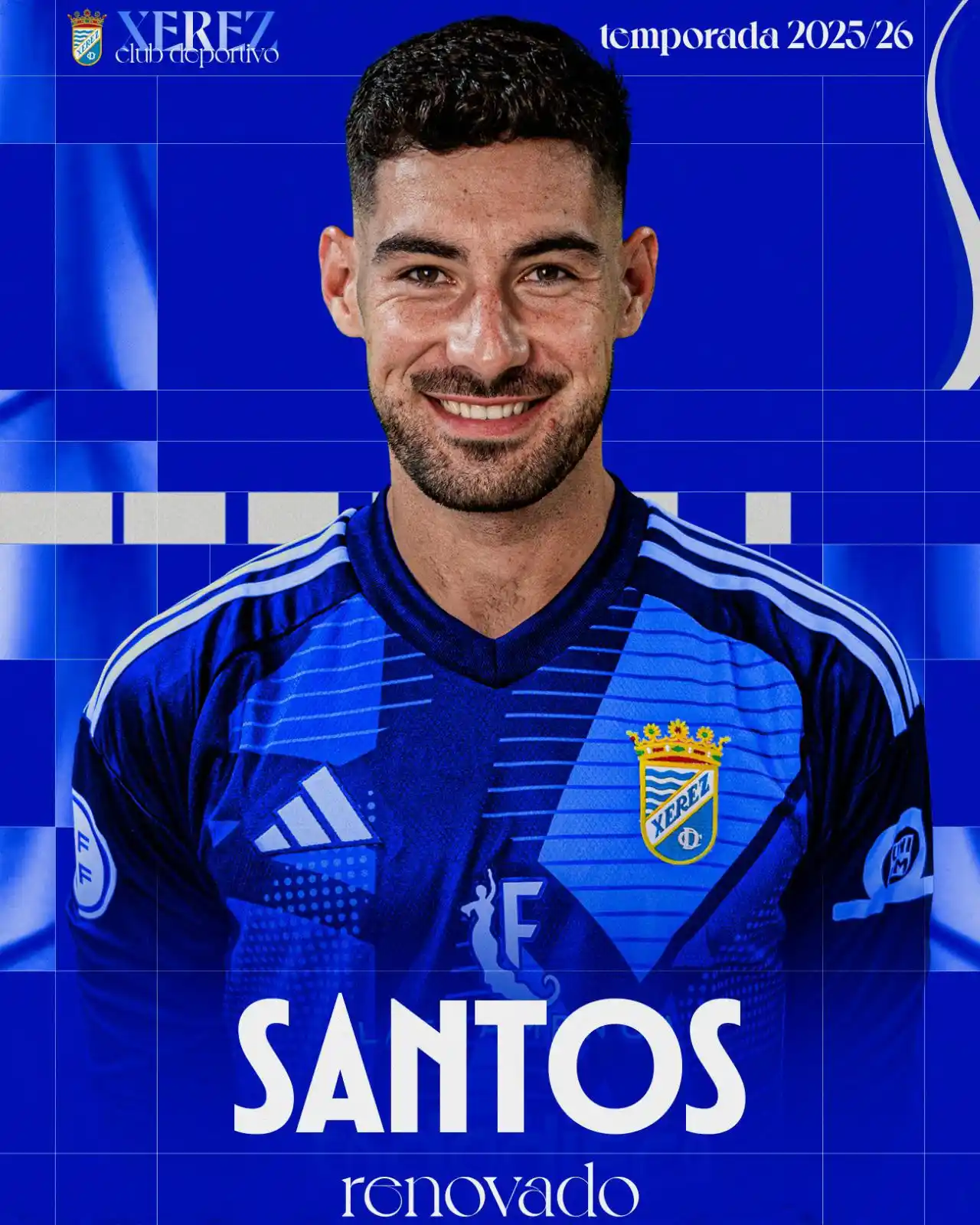 Image from Xerez Club Deportivo: 📢 𝗢𝗙𝗜𝗖𝗜𝗔𝗟 | Antonio Santos amplía su vinculación con el Xerez ...