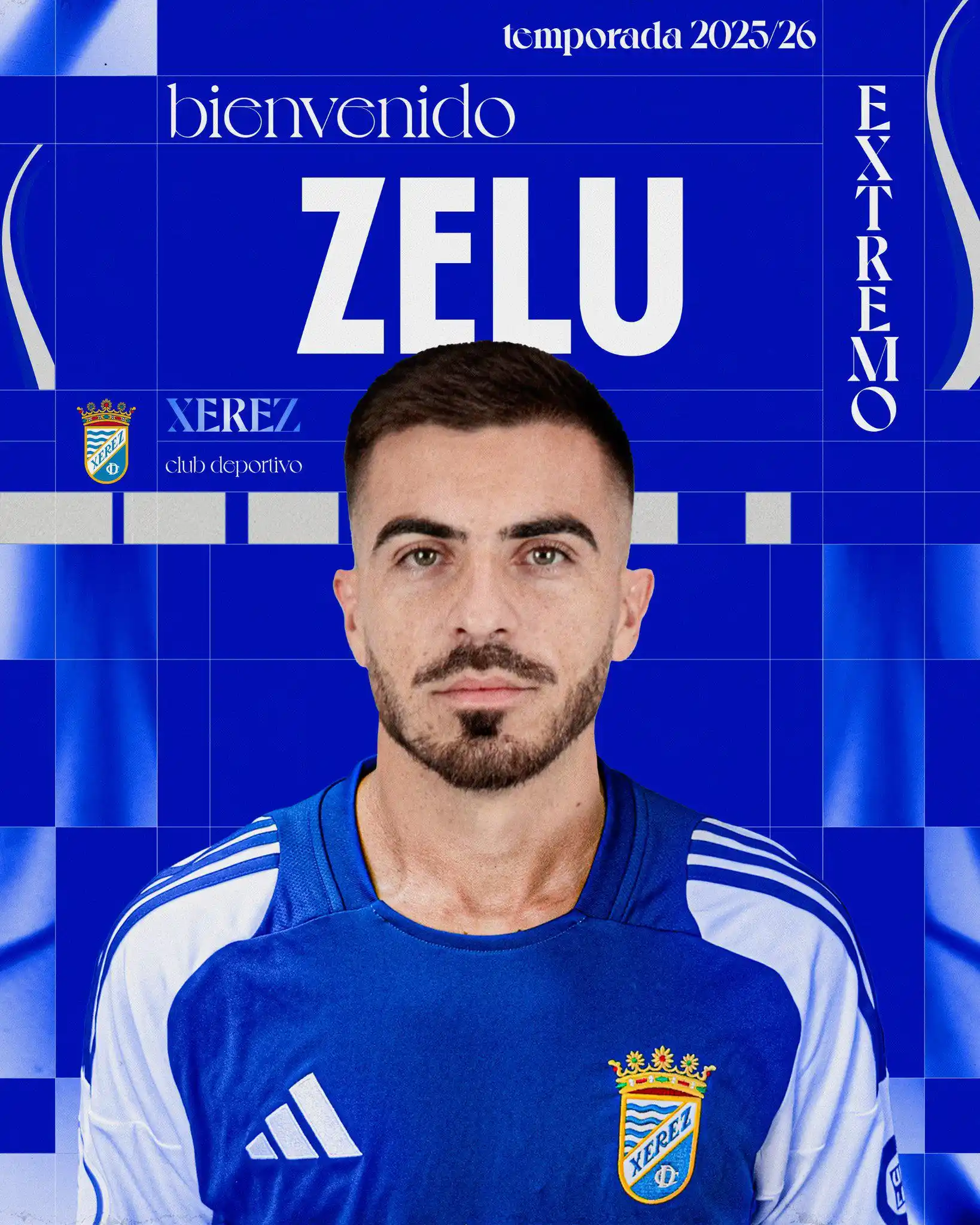 Image from Xerez Club Deportivo: 📢 𝗢𝗙𝗜𝗖𝗜𝗔𝗟 | Zelu se convierte en nuevo jugador del Xerez ⚽️ ...