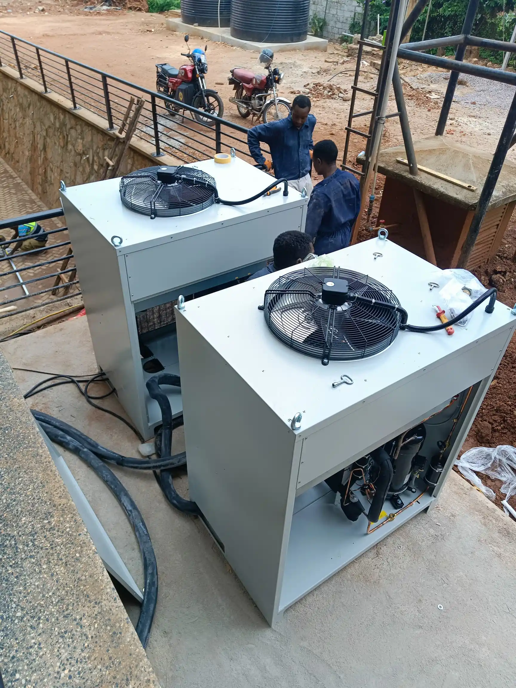 Image from Kisubi Hospital: Our MRI machine is to use superconducting magnets that must be kept at...