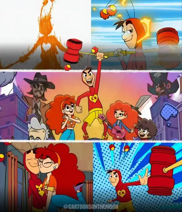 Image from Archivos DCU - Fandom World: ¡Primer vistazo oficial a la nueva serie animada del Chapulín Colorado...