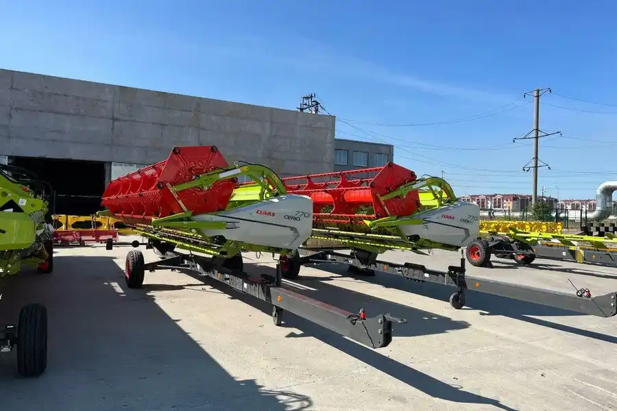 Image from ElDala.kz: *Производство техники CLAAS и HORSCH увеличат в Казахстане* Совместно...