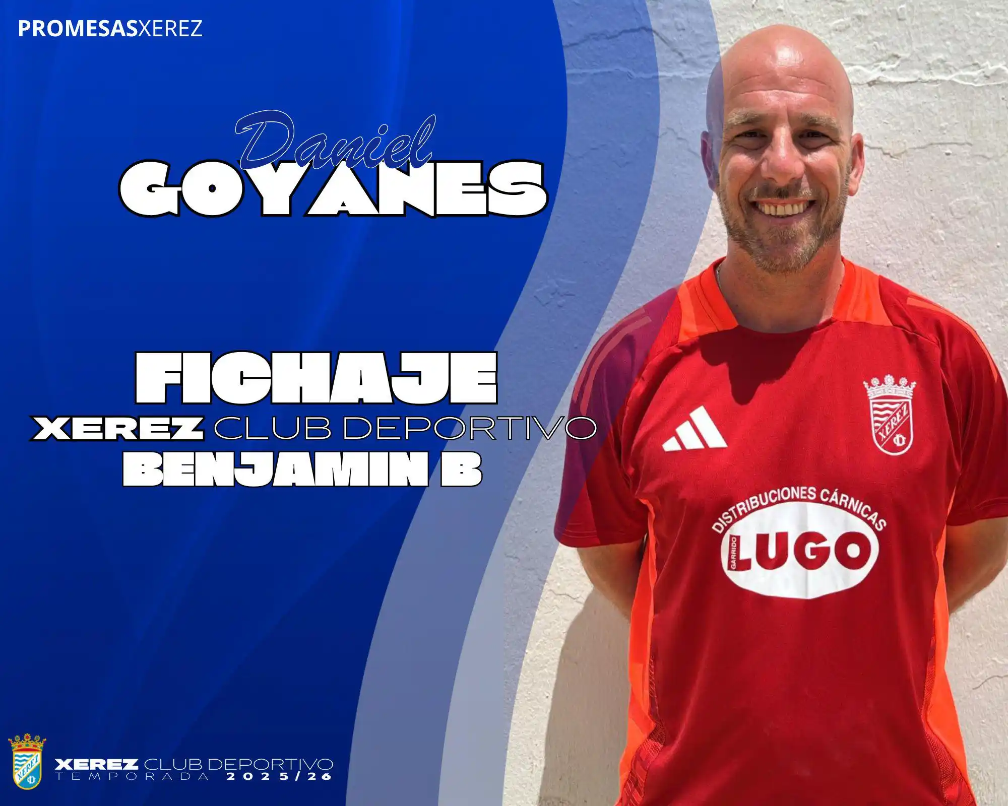 Image from Xerez Club Deportivo: 📢 PROMESAS | 𝗢𝗙𝗜𝗖𝗜𝗔𝗟 | Daniel Goyanes renueva como entrenador ...