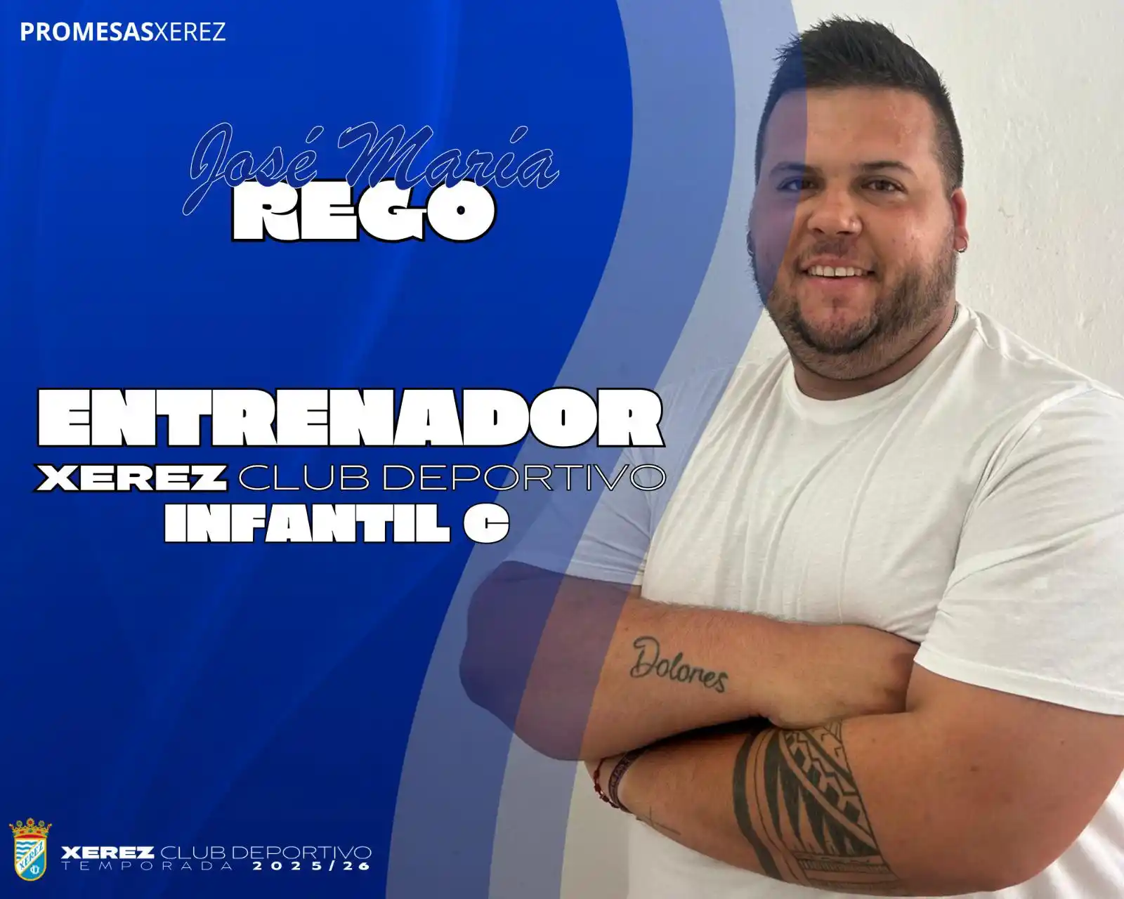 Image from Xerez Club Deportivo: 📢 PROMESAS | 𝗢𝗙𝗜𝗖𝗜𝗔𝗟 | José María Rego, nuevo entrenador de Pr...