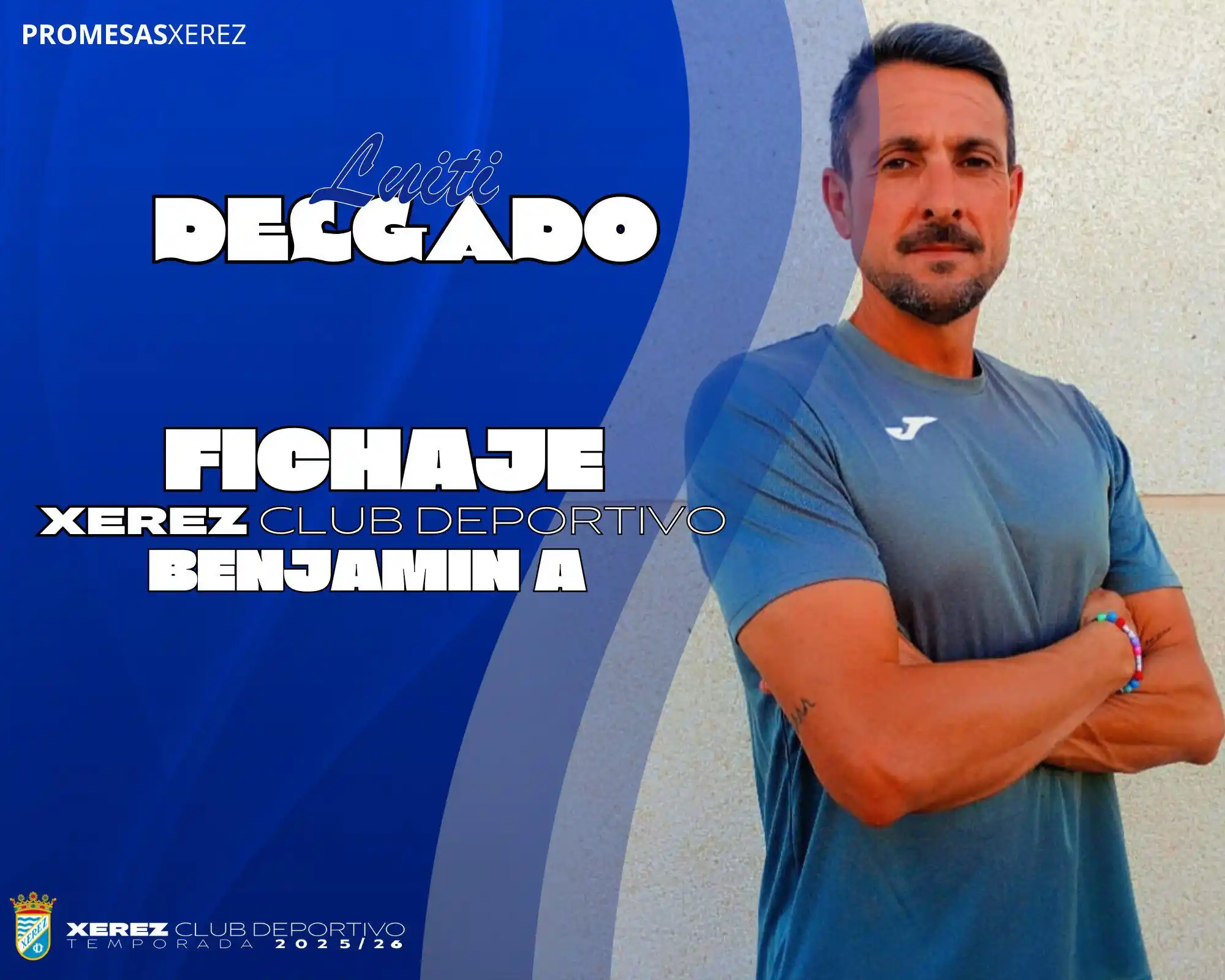 Image from Xerez Club Deportivo: 📢 PROMESAS | 𝗢𝗙𝗜𝗖𝗜𝗔𝗟 | Luiti Delgado, nuevo entrenador de Prom...