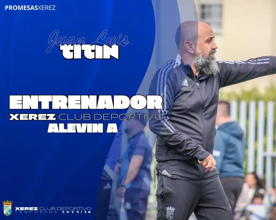 Image from Xerez Club Deportivo: 📢 PROMESAS | 𝗢𝗙𝗜𝗖𝗜𝗔𝗟 | Titin renueva como entrenador de Promes...