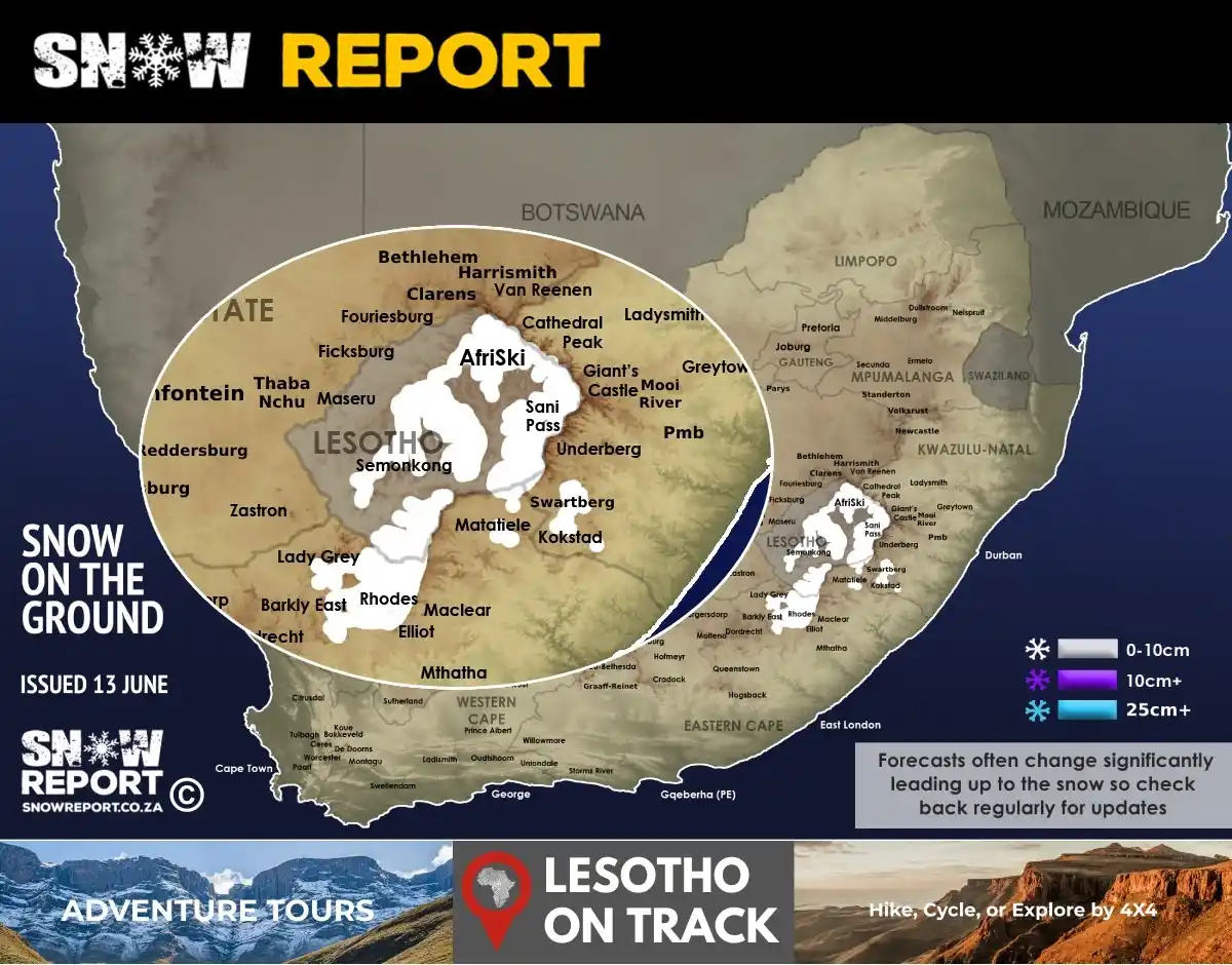 Snow Report Southern Africa post