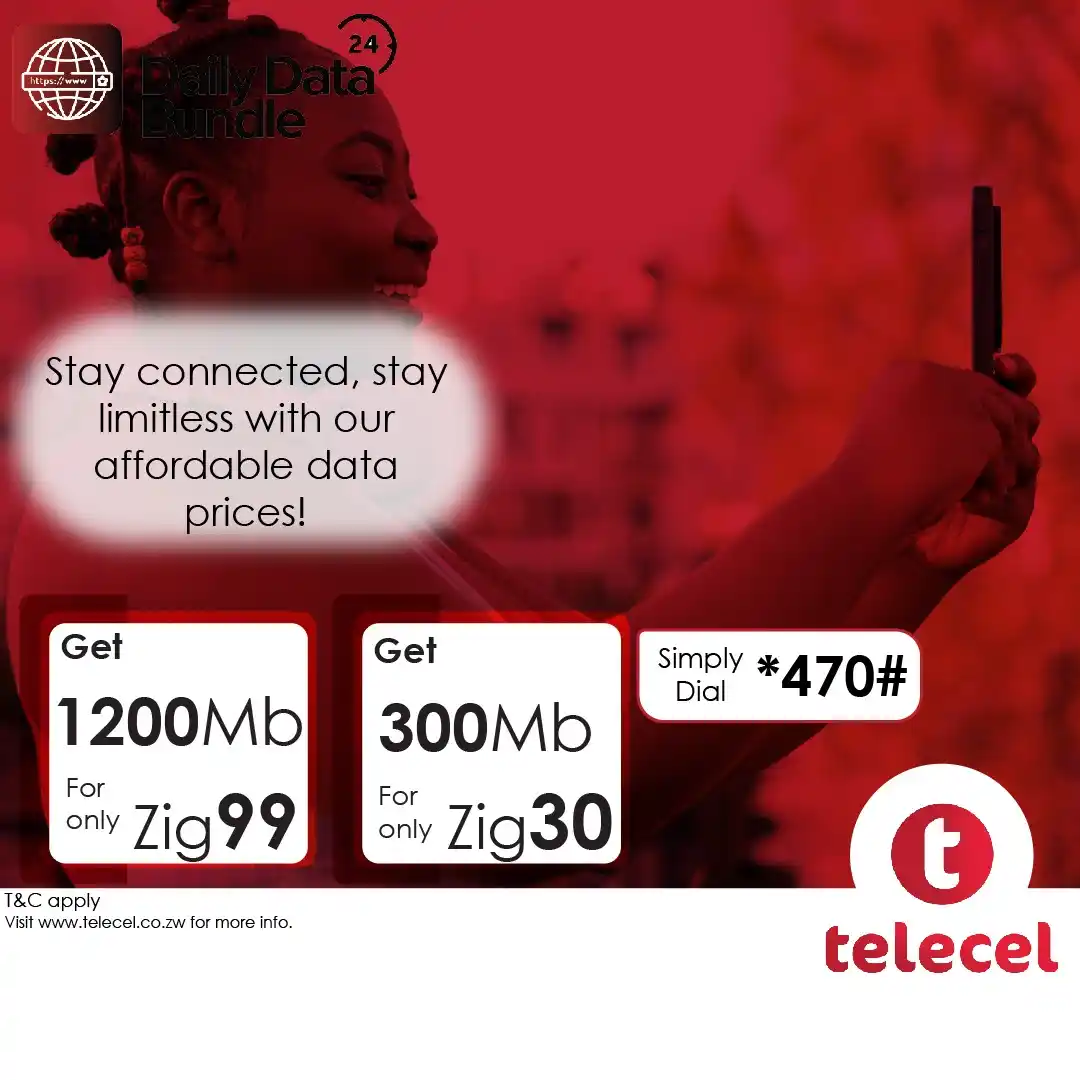 Image from Telecel Zimbabwe: Spend the whole day on the internet with Telecel's affordable DailyDat...