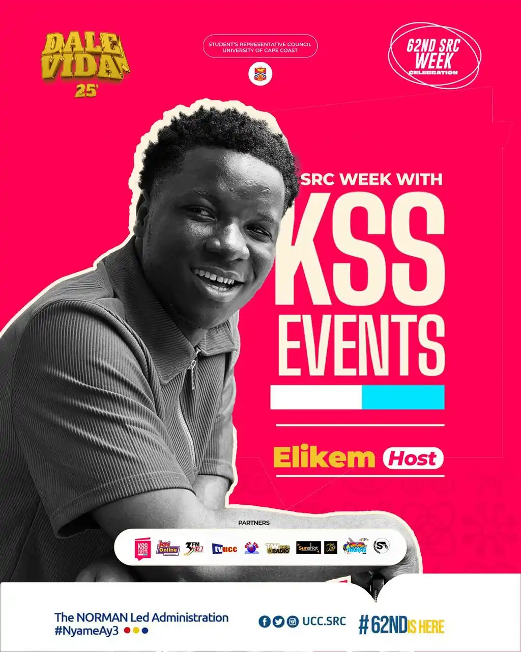 Image from UNIVERSITY OF CAPE COAST: *SRC WEEK WITH KSS EVENTS* 🎥📸 The 62nd SRC Week dubbed DaleVida25’...