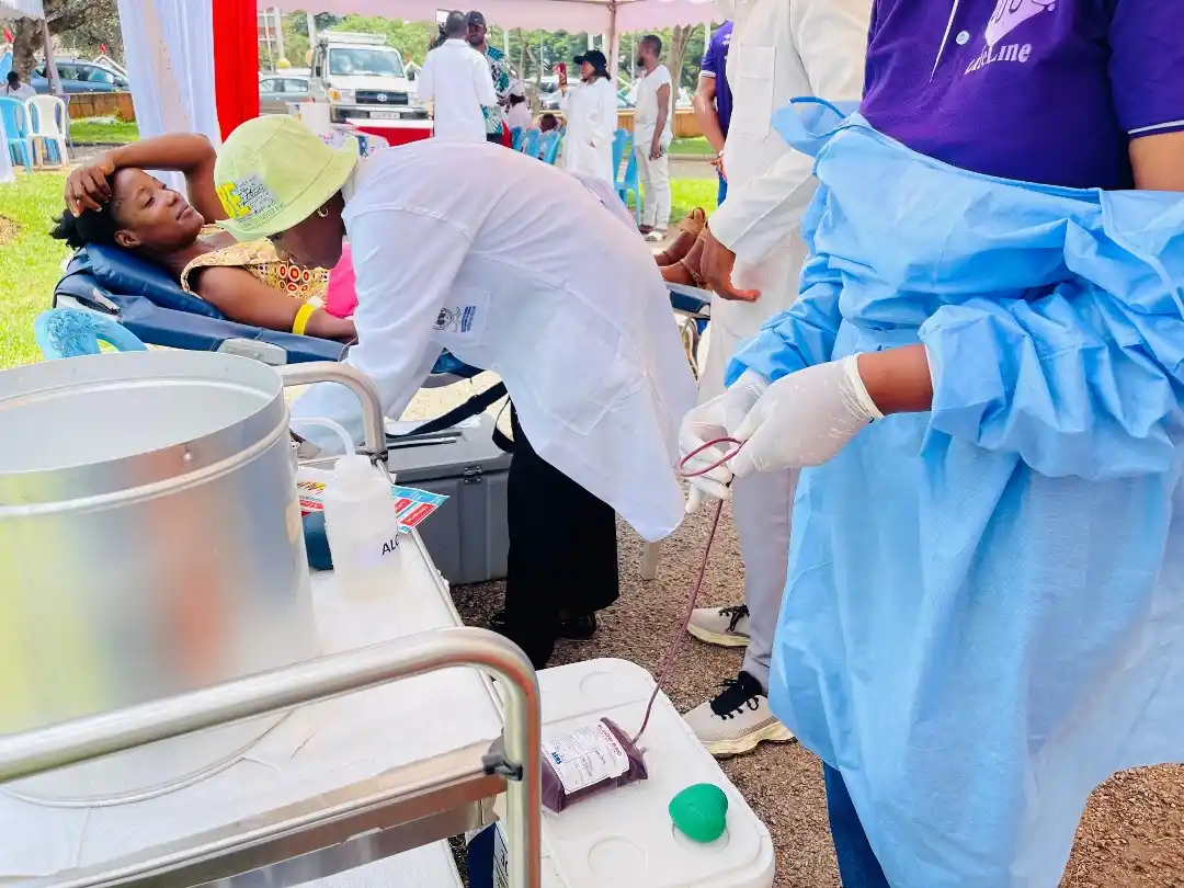 Image from The Guardian Post Daily: The Director General of the National Blood Transfusion Service, NBTS, ...