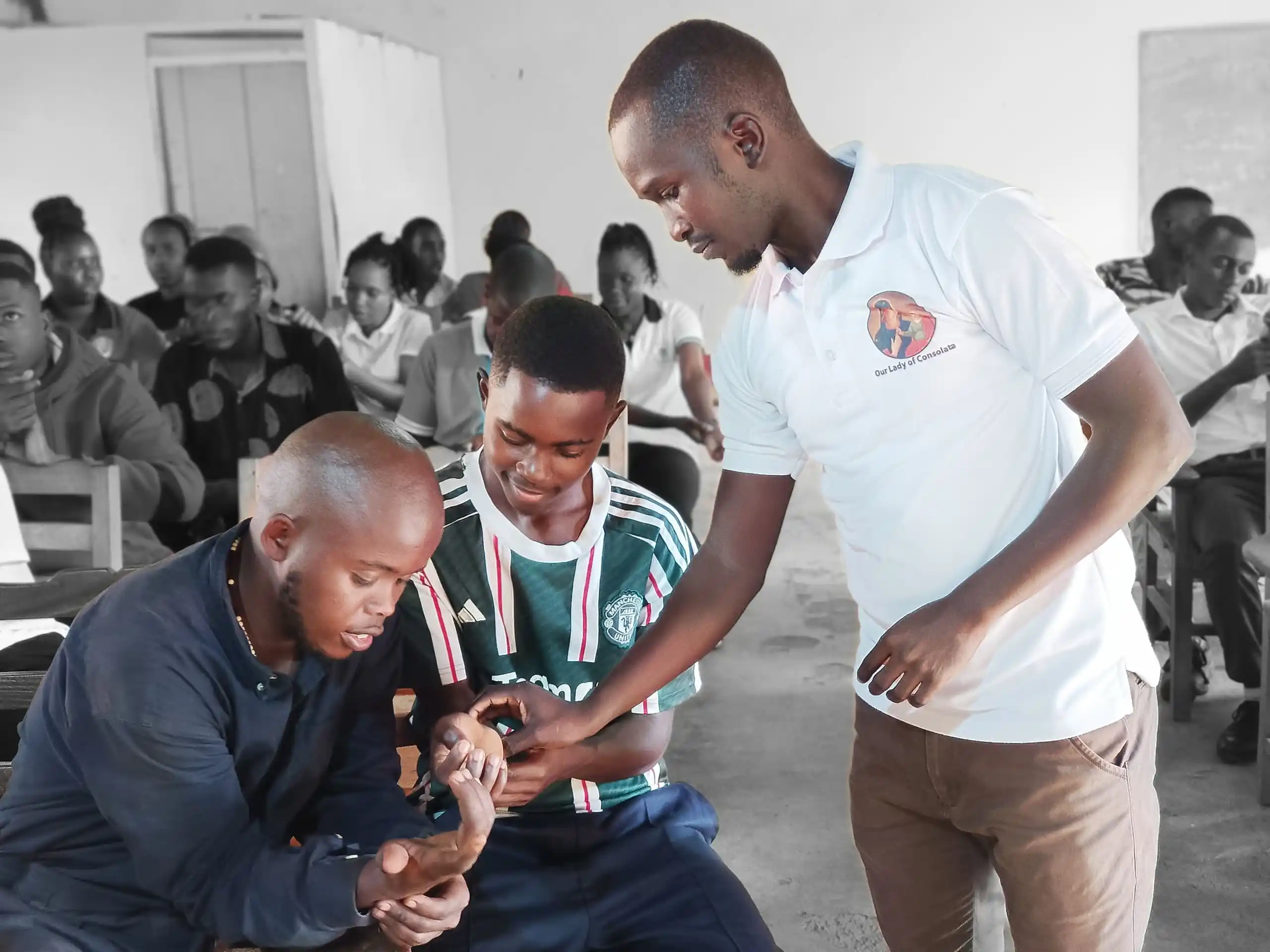 Image from Kisubi Hospital: Today, our team conducted a health talk at St. Cecilia Vocational Inst...