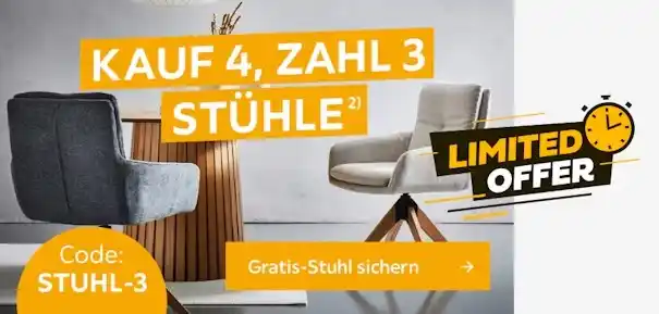 Image from Schnäppchenfuchs: *Wer möchte 1 Stuhl GRATIS? Mein linker Platz ist frei!* *Nur heute:*...