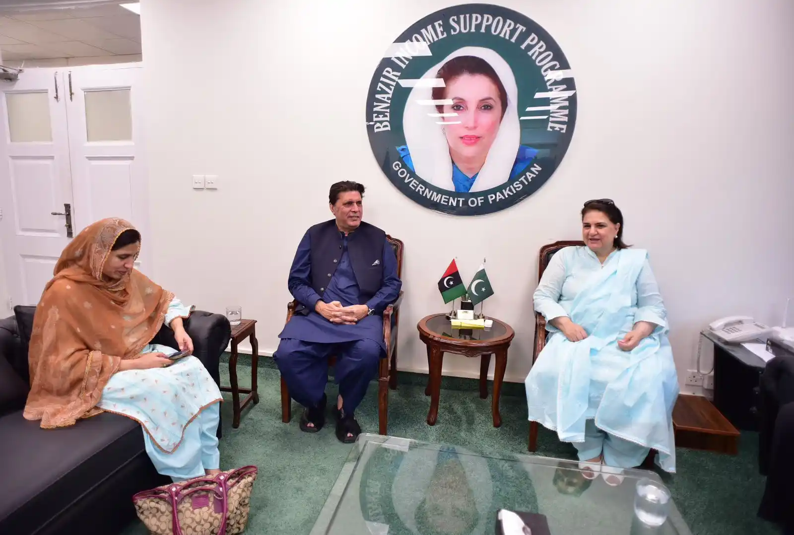 Image from Benazir Income Support Programme: چیئرپرسن بینظیر انکم سپورٹ پروگرام سینیٹر روبینہ خالد نے آج بی آئی ا...