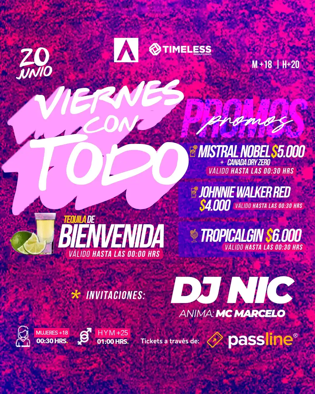 Image from Arüna Curicó: 🔥 ¡Feriado + Viernes = Fiestón en Aruna! 🎉✨  Hoy no hay excusas: sal...