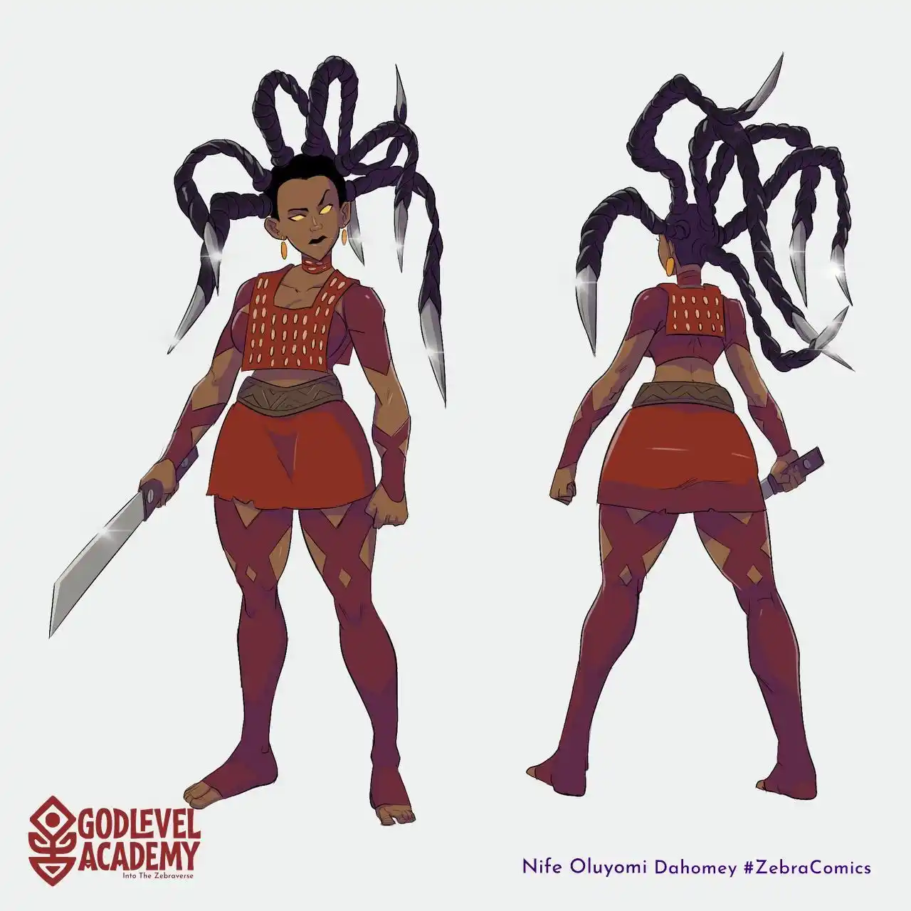 Image from Zebra Comics: 🩸 INTRODUCING: DAHOMEY – NIFE OLUYOMI “I don’t raise my voice. I rais...