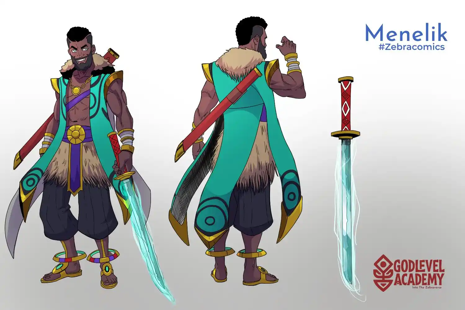 Image from Zebra Comics: 🔥 Meet Menelike the Blade – The Promise of Solomon 🔥 Only on the Zeb...