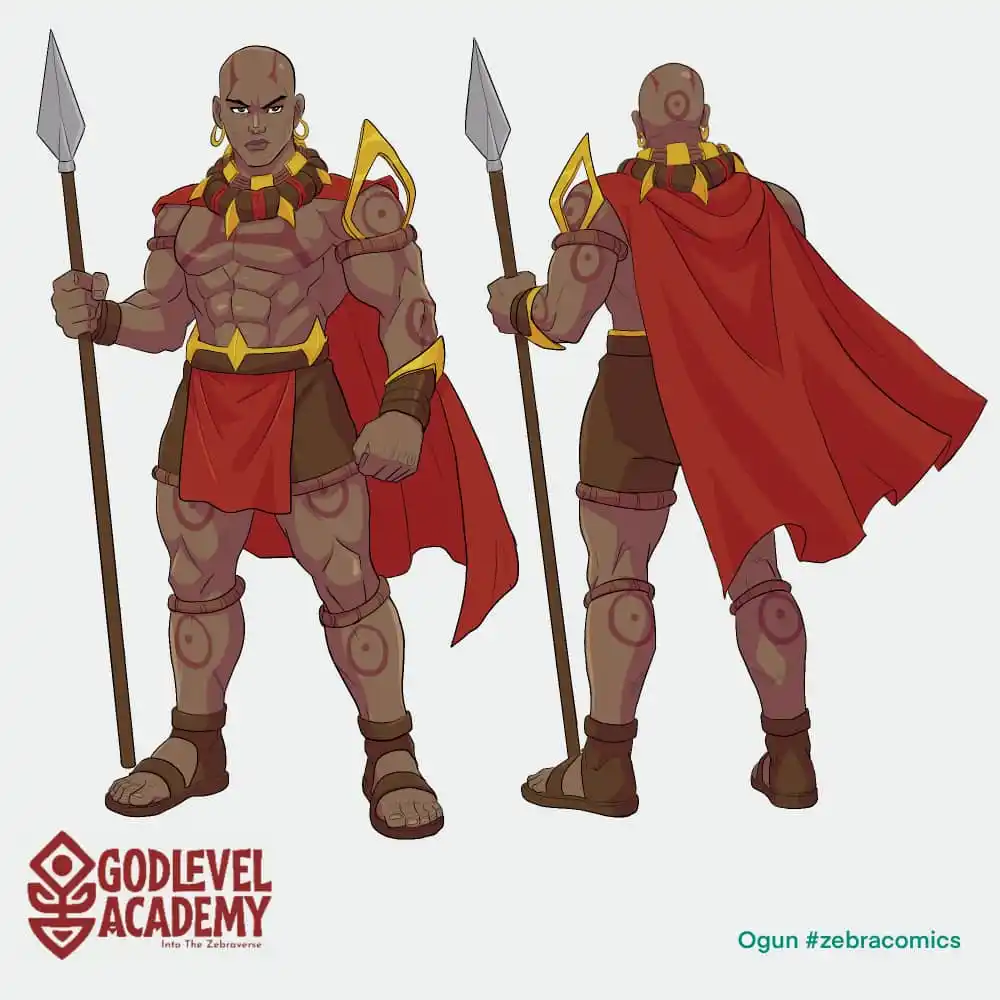 Image from Zebra Comics: 🔥 Meet OGUN – The War-Path Reborn 🔥 Coming soon in Godlevel Academy,...